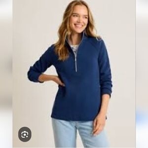 Tommy Bahama Aruba 1/2 Zip Navy Sweatshirt - XS